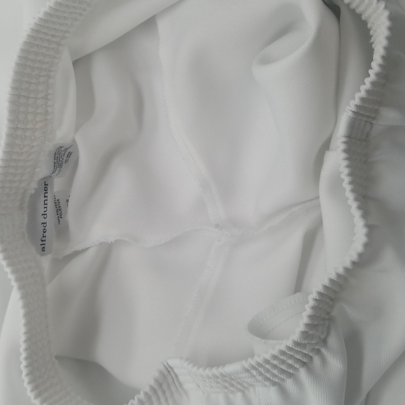 Alfred Dunner SZ 12 Pants Slacks Pull On Elastic Waist White Grandma Core Granny - Picture 7 of 8